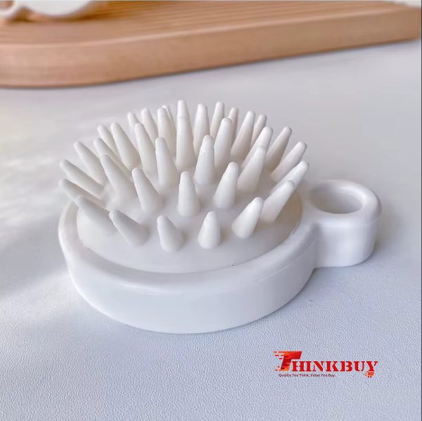 Silicone Shampoo Brush Head Scalp Massage Comb Hair Washing Comb Body Massage Brush Bath Shower Brush Salon Hairdressing Tool ThinkBuy 9